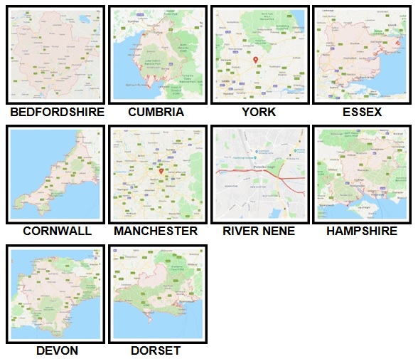 100 Pics UK Places Level 11-20 Answers