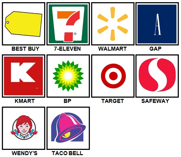 100 Pics Stores Answers Level 1-10