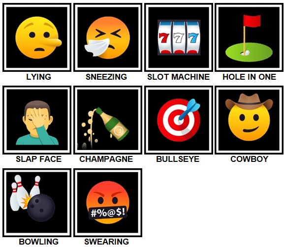 100 Pics Emoji Level 71-80 Answers